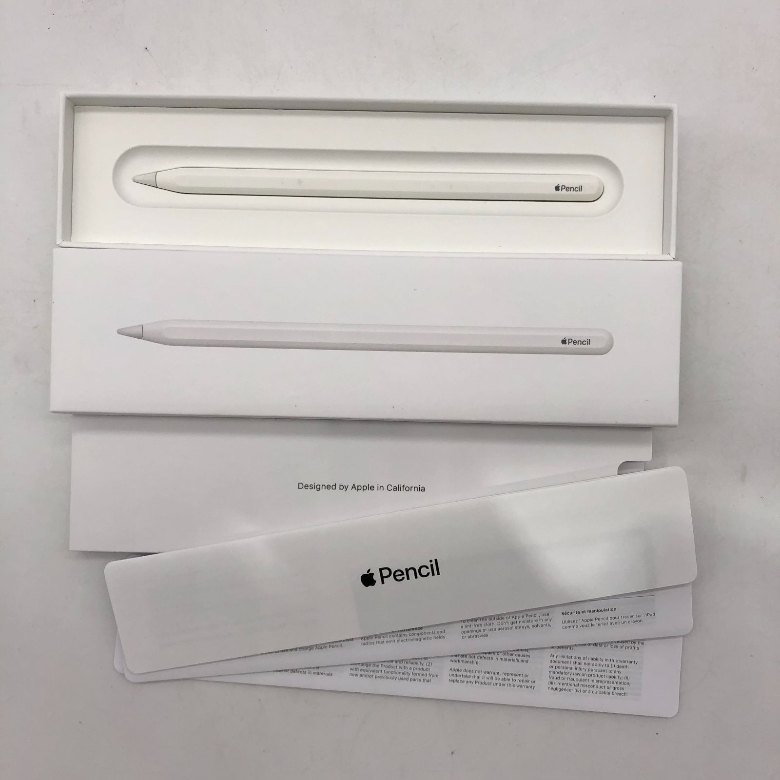 ▼【動作確認済】Apple Applepencil アップルペンシル 第2世代 MU8F2J/A 付属品あり S00322431163