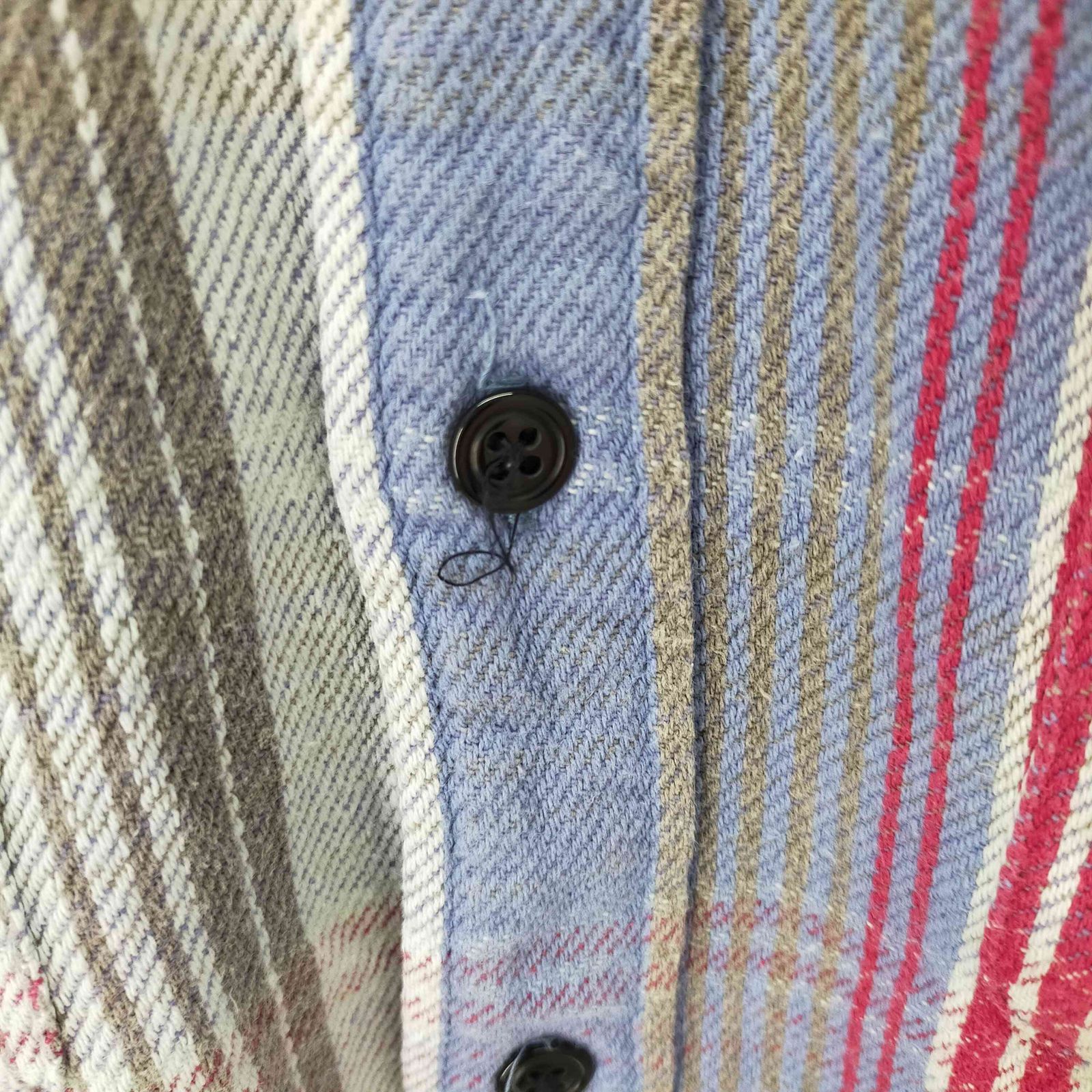 RRL 90s 3つ星タグダブルアールエル ラルフ　コットンネルシャツ 90s RRL L/Sネルシャツ ダブルアールエル ラルフローレン 三ツ星