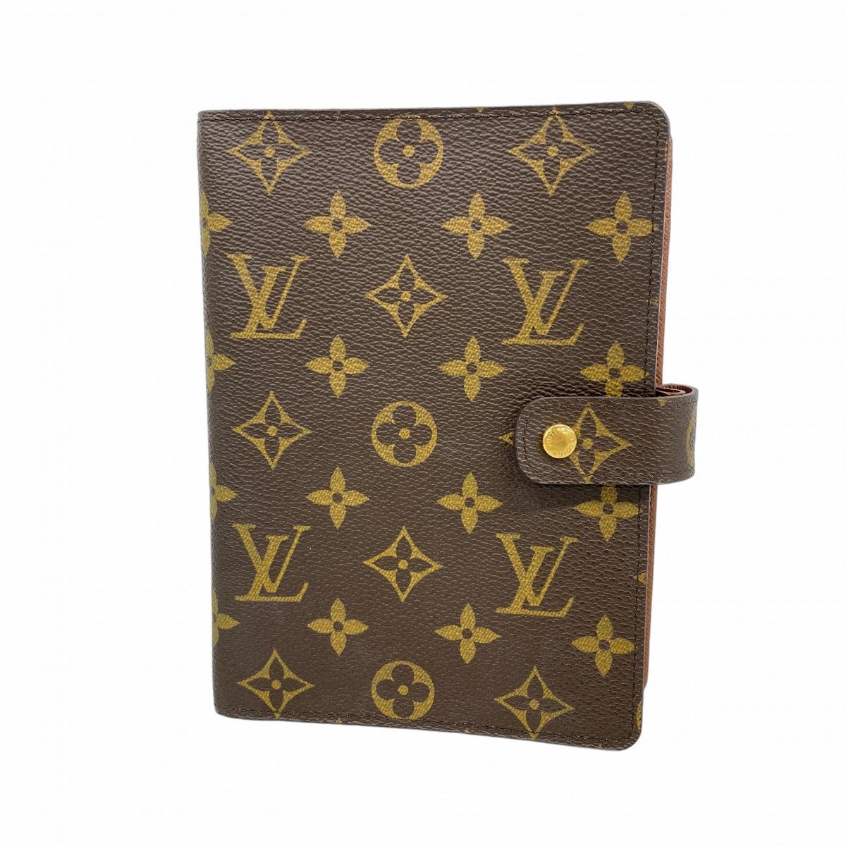 5md3923 ルイヴィトン 手帳カバー モノグラム アジェンダMM R20105 ブラウン メンズ レディース ユニセックス