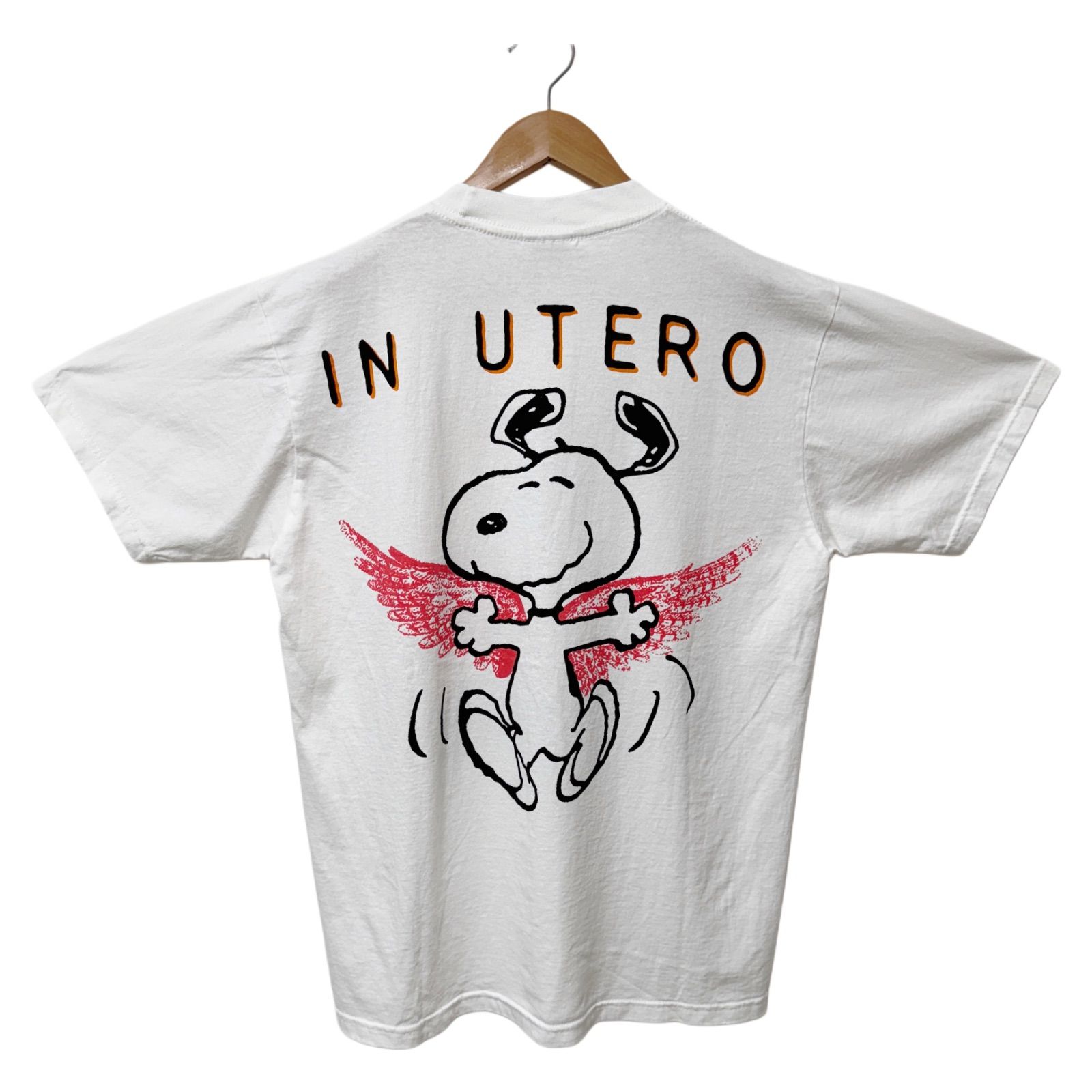 【サイズＬ】NIRVANA 　スヌーピー　Tシャツ 　Hanesボディ サイズL】NIRVANA スヌーピー Tシャツ Hanesボディ｜Yahoo