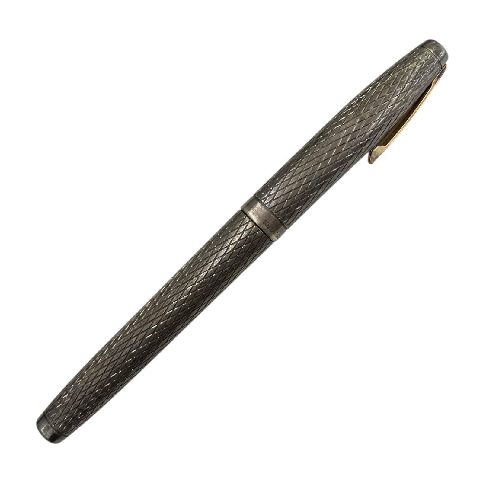683000 SHEAFFER シェーファー 万年筆 シルバー スターリングシルバー|K14ゴールド