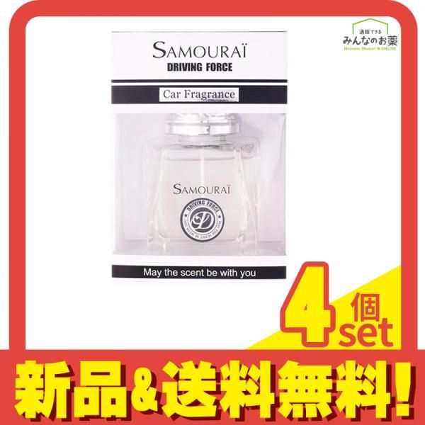 サムライ ドライビングフォース カーフレグランス 置き型 60mL 4個セット まとめ売り
