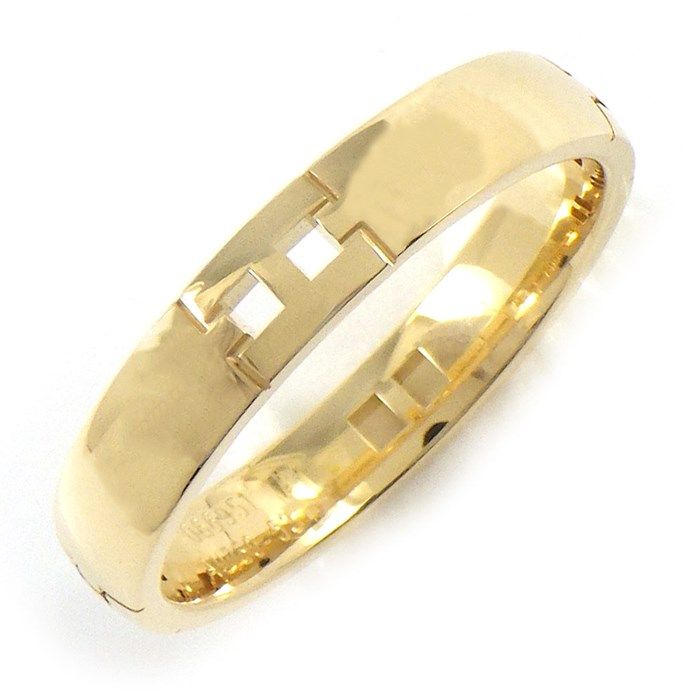 エルメス HERMES リング エヴァー ヘラクレス Hモチーフ K18YG 12.5号  