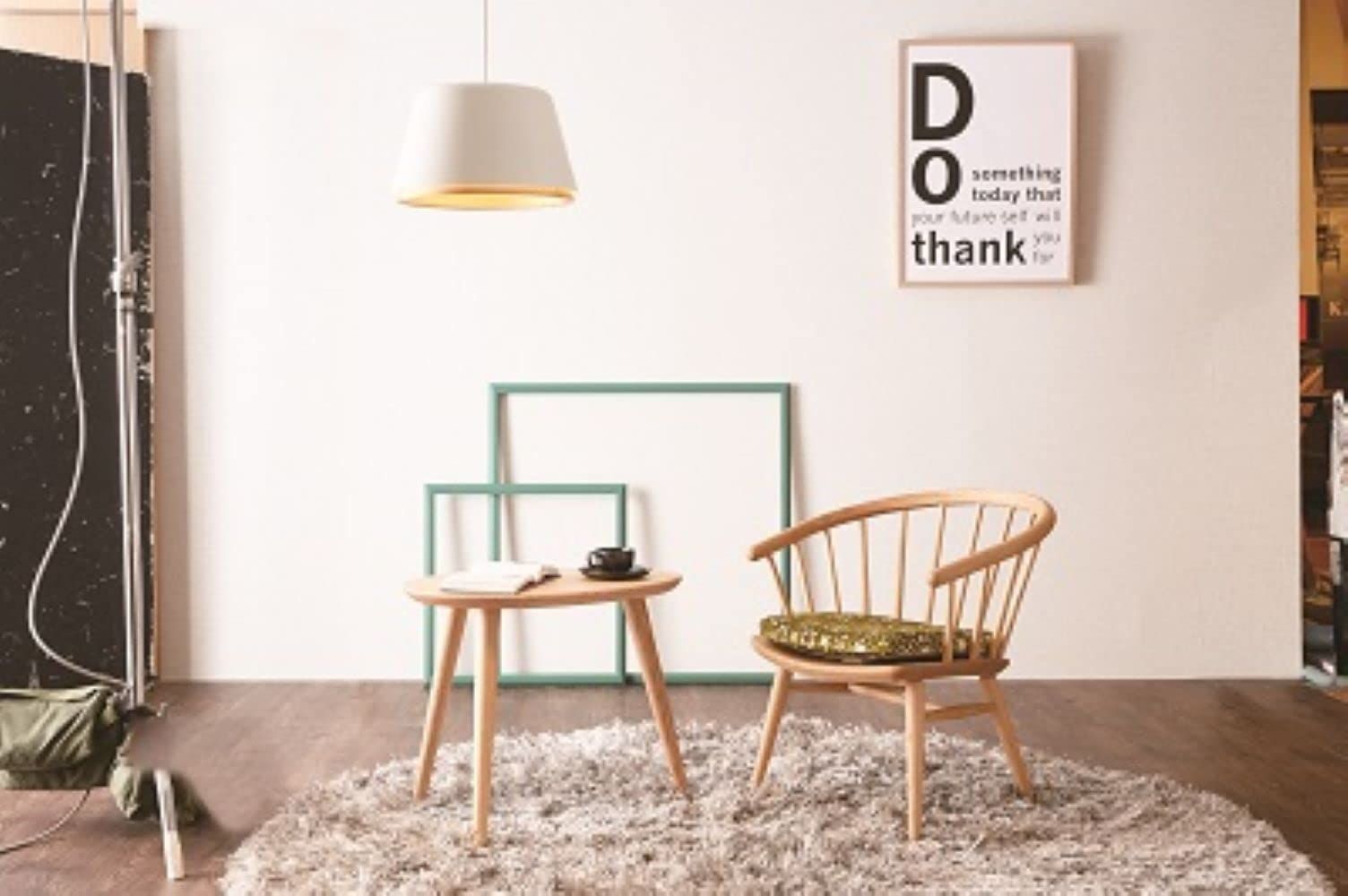 在庫処分】サイドテーブル(ウォルナット+オーク) 