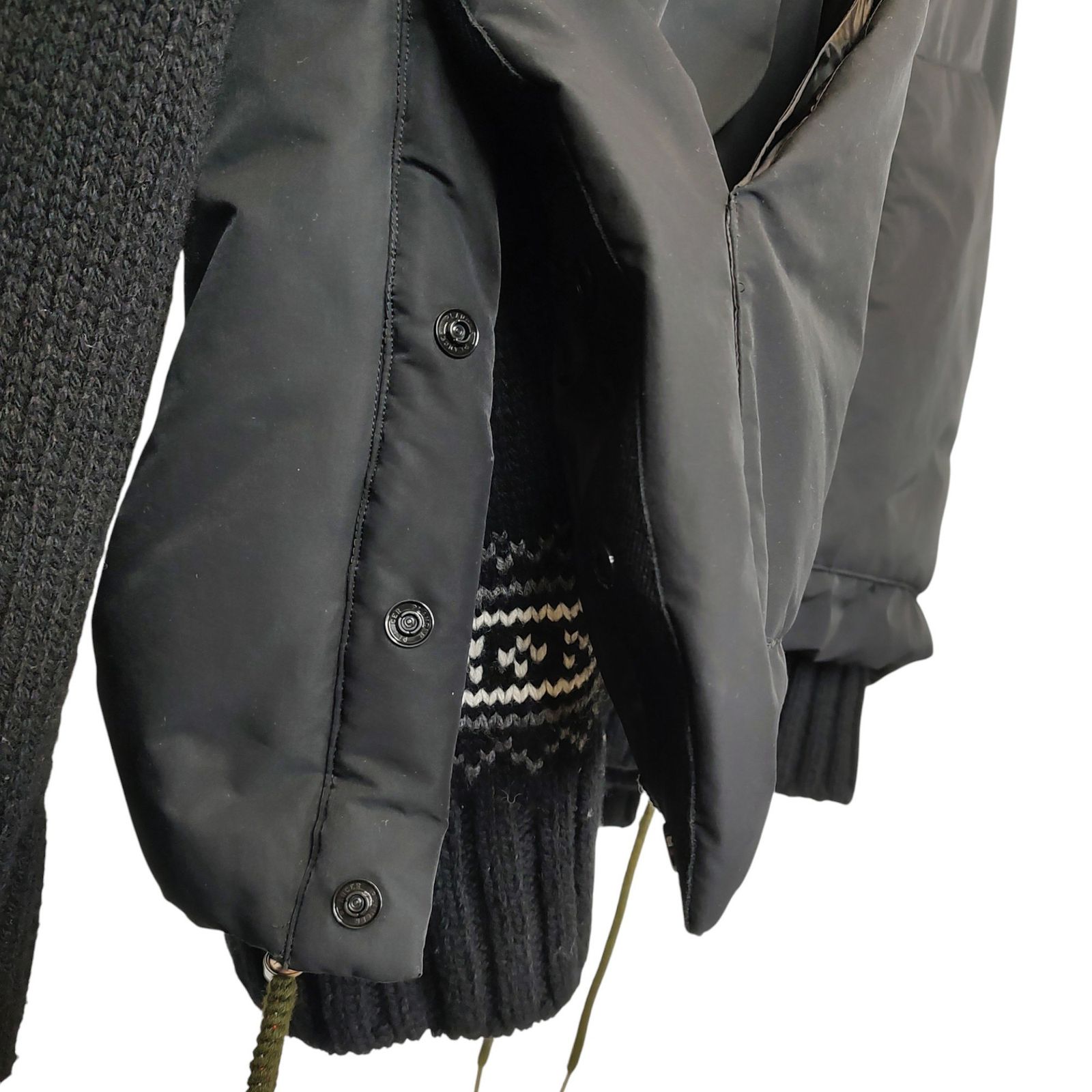 sacai サカイ 22SS パデッドベスト ドッキング ニット ジャケット 22