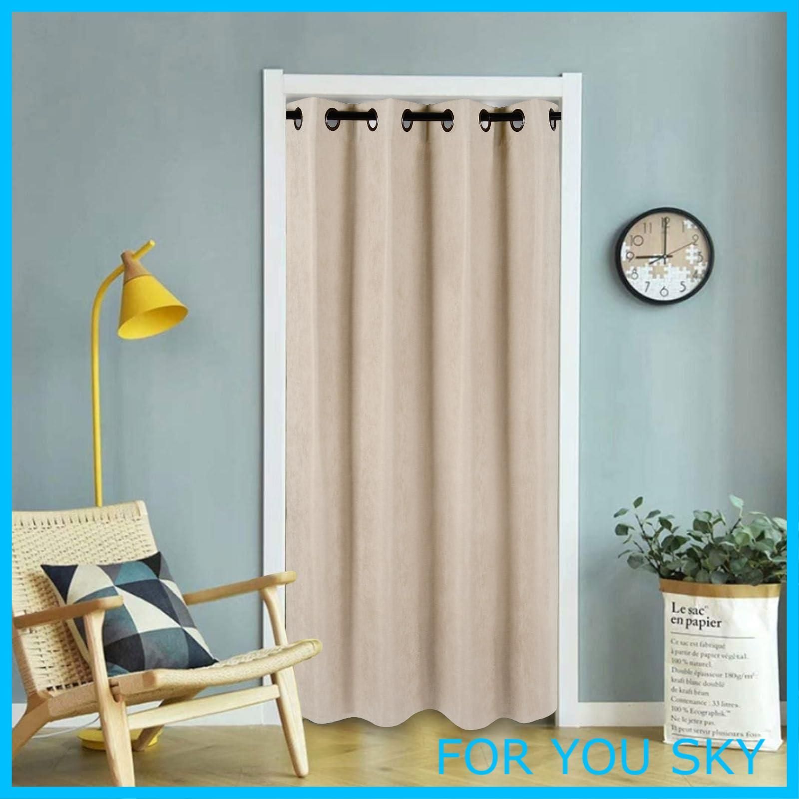 ドア断熱間仕切りカーテン（のれん/間仕切りカーテン）｜通販のベルメゾンネット 間仕切り 保温 ドア のれん ロング 70*120CM 目隠し 間仕切りカーテン 和風 厚手 冷気遮断 遮光 フローラル 防音 シン