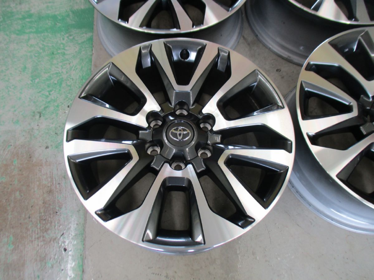 トヨタ 150 ランドクルーザー プラド 純正アルミホイール 19インチ 4本 新車外し 20646