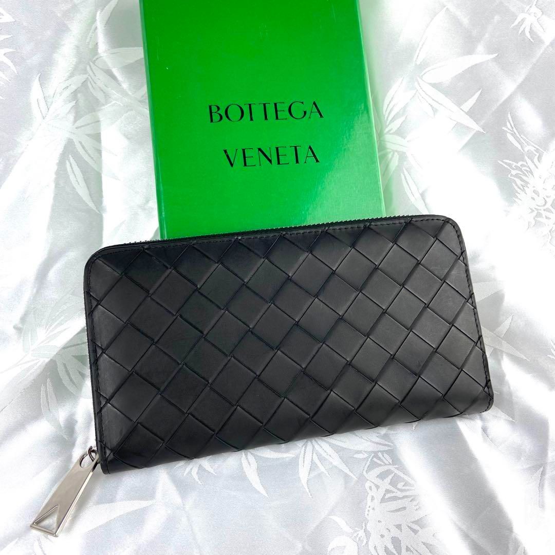 ✨本日限定価格✨新品✨正規品✨【BOTTEGA VENETA】ボッテガヴェネタ 長財布 ラウンドジップ 黒@Cici - メルカリ