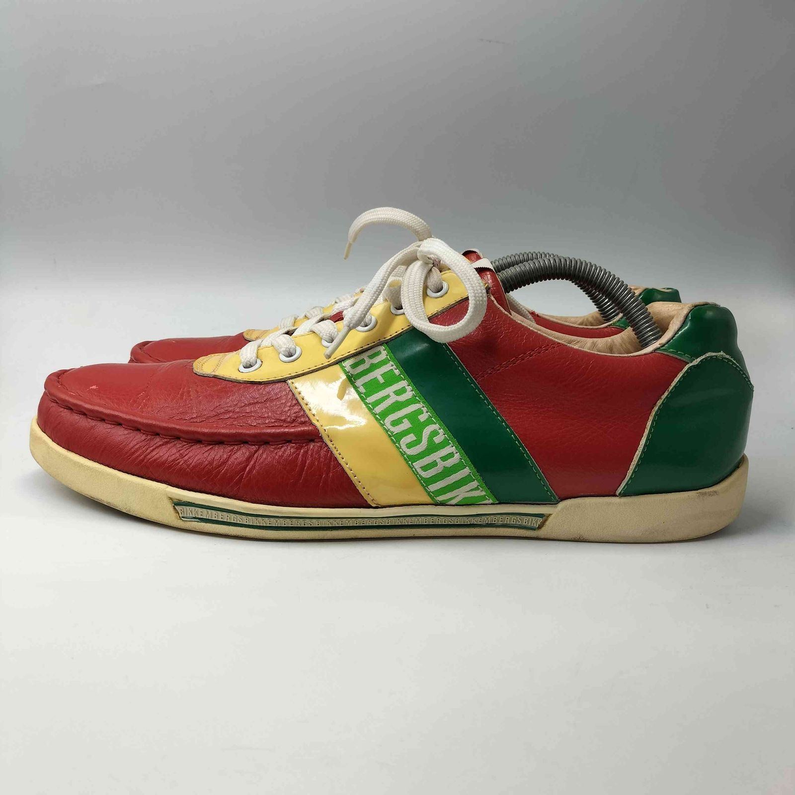 ダークビッケンバーグ DIRK BIKKEMBERGS ラスタカラー レザー