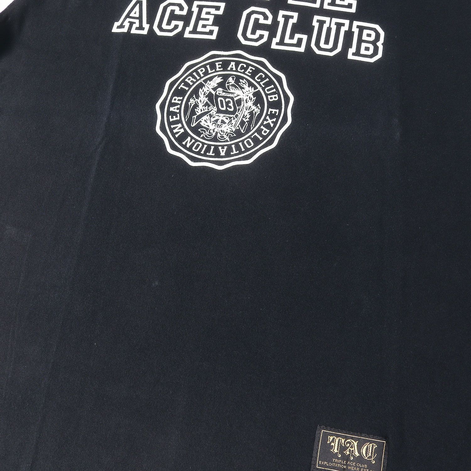 トリプルエースクラブ TRIPLE ACE CLUB トリプルエースクラブ Tシャツ ブラック 黒