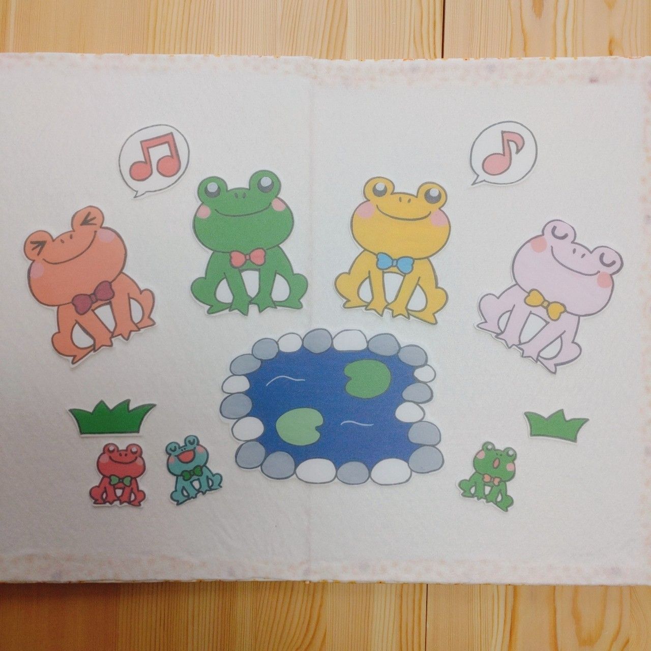 メルカリshops かえるのうた カエルの合唱 パネルシアター 歌 童謡