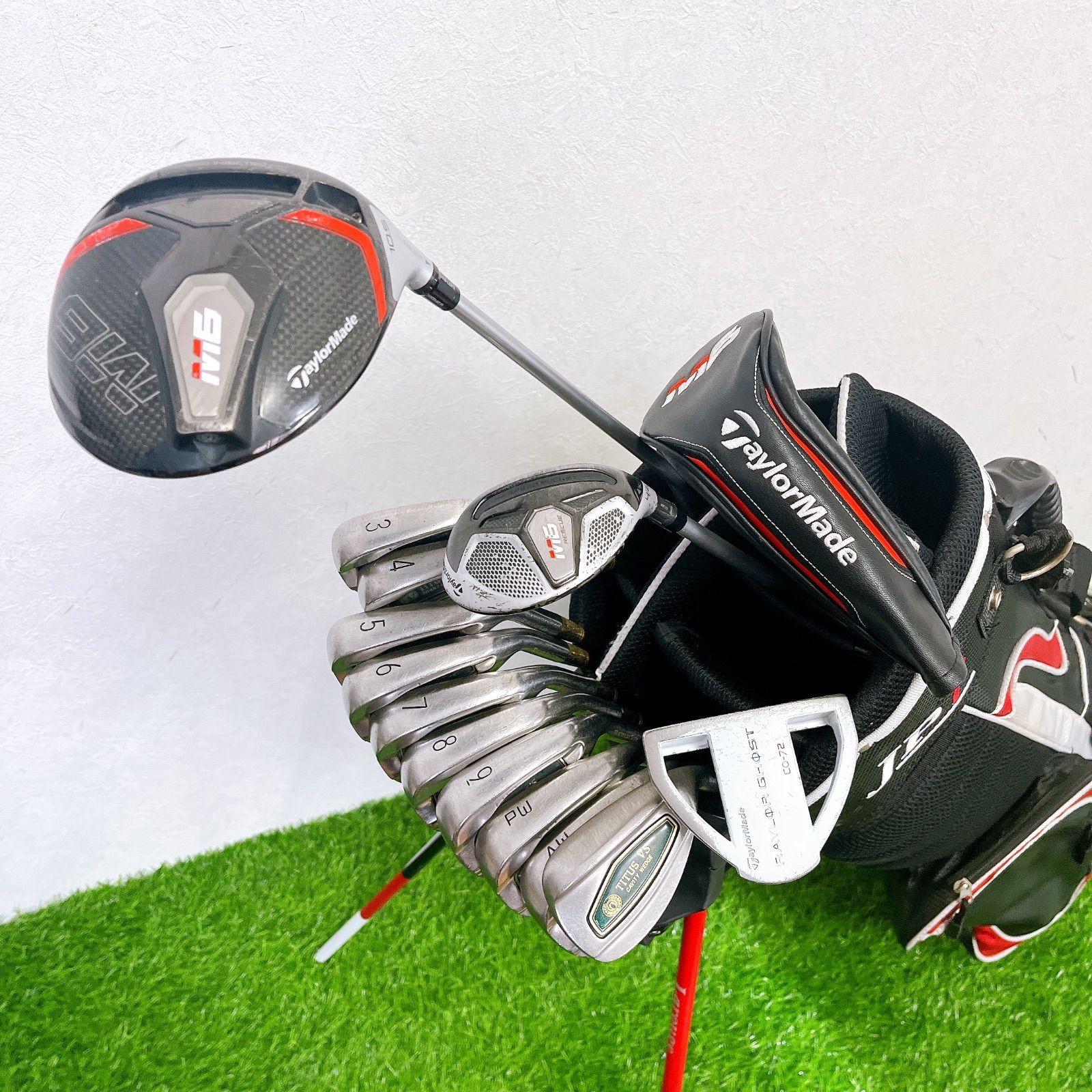 初心者向け 軽量 M6ドライバー＆UT入り やさしいRフレックス11本セット