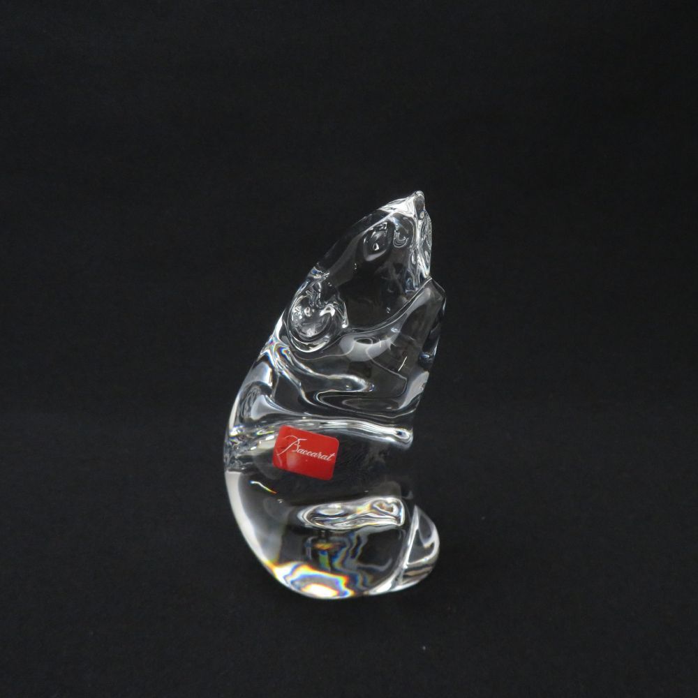 未使用 Baccarat バカラ クリスタルオブジェ 1点 干支 子 ネズミ