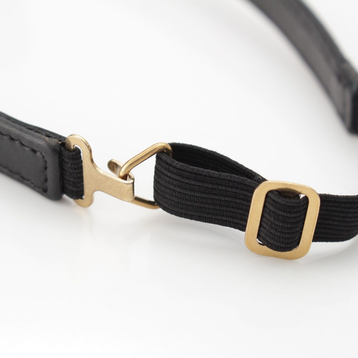 サンローラン シルク リボン チョーカー アクセサリー ブラック【中古