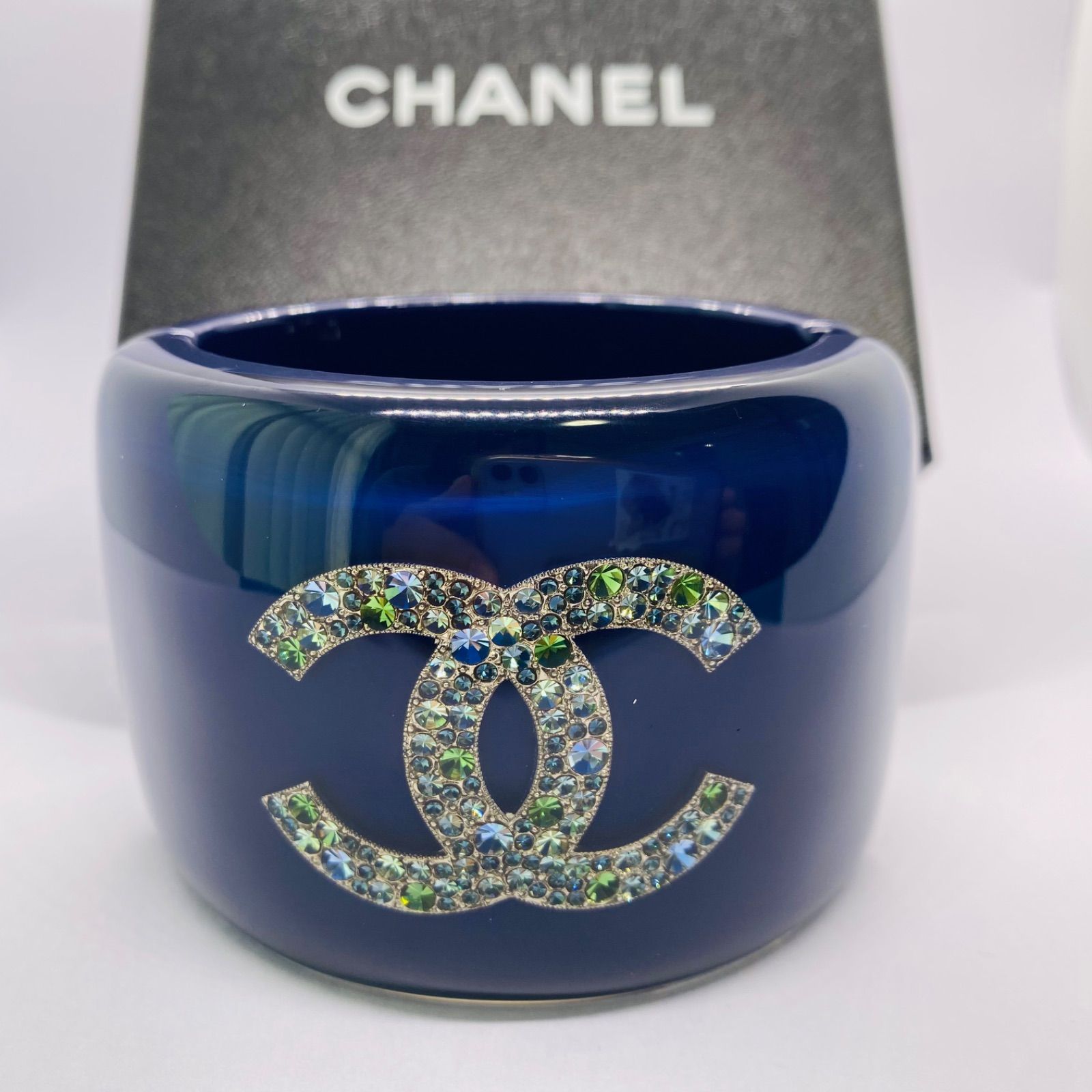 美品 CHANEL シャネル ココマーク スター バングル 2012年スプリング  