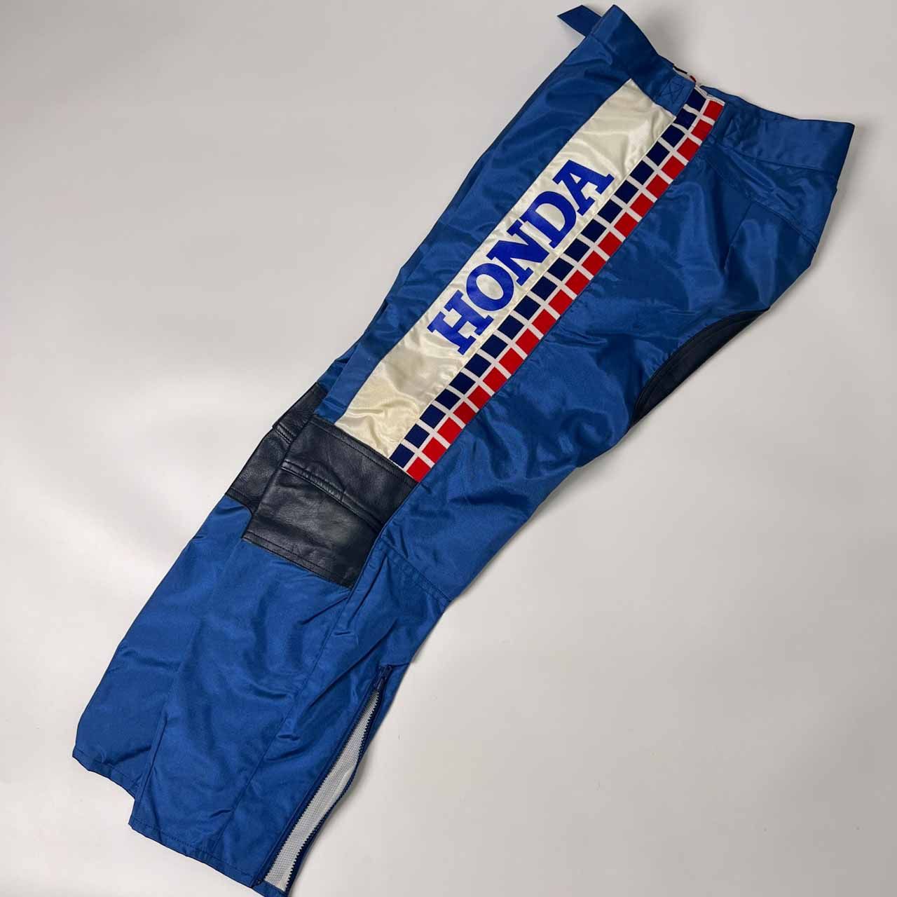 当時物　HONDA ホンダ　パンツ HRC HONDA Riding pants ホンダ ライディングパンツ ツーリングパンツ Mサイズ 膝プロテクター バイク レトロ ビンテージ  使用感あり