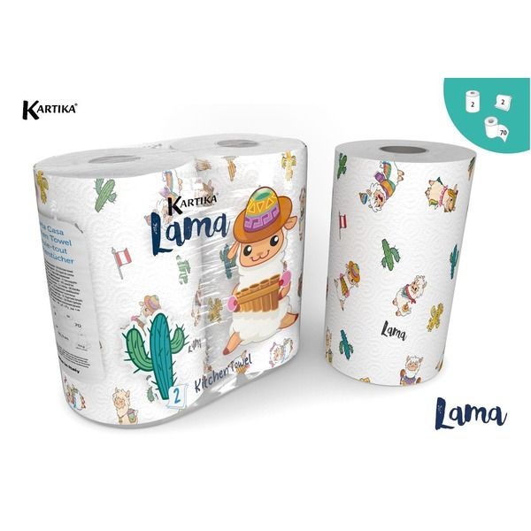 キッチンペーパー ラマ 2P【×6個セット】