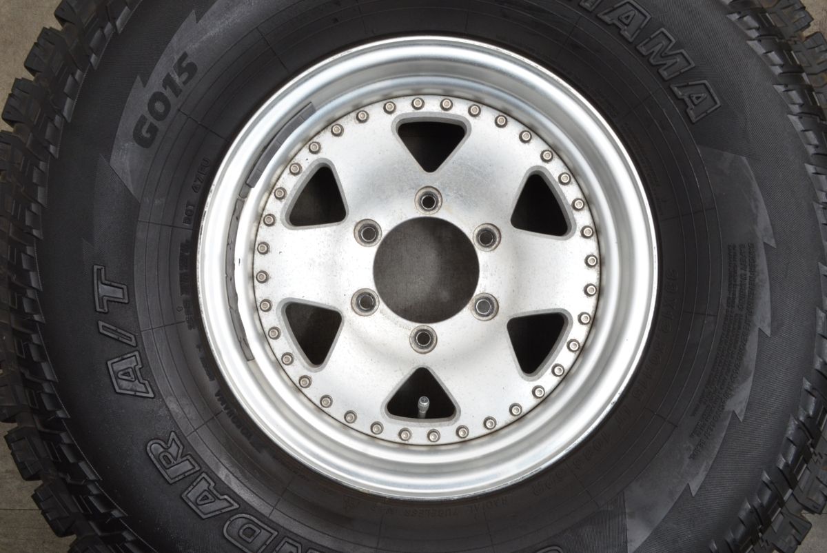 マイナスオフセット BERG 15in 7J -14 PCD139.7 ジオランダーA T 33×12.50R15 ランドクルーザー 60 80 パジェロ ビッグホーン TRITUETUBI_COM