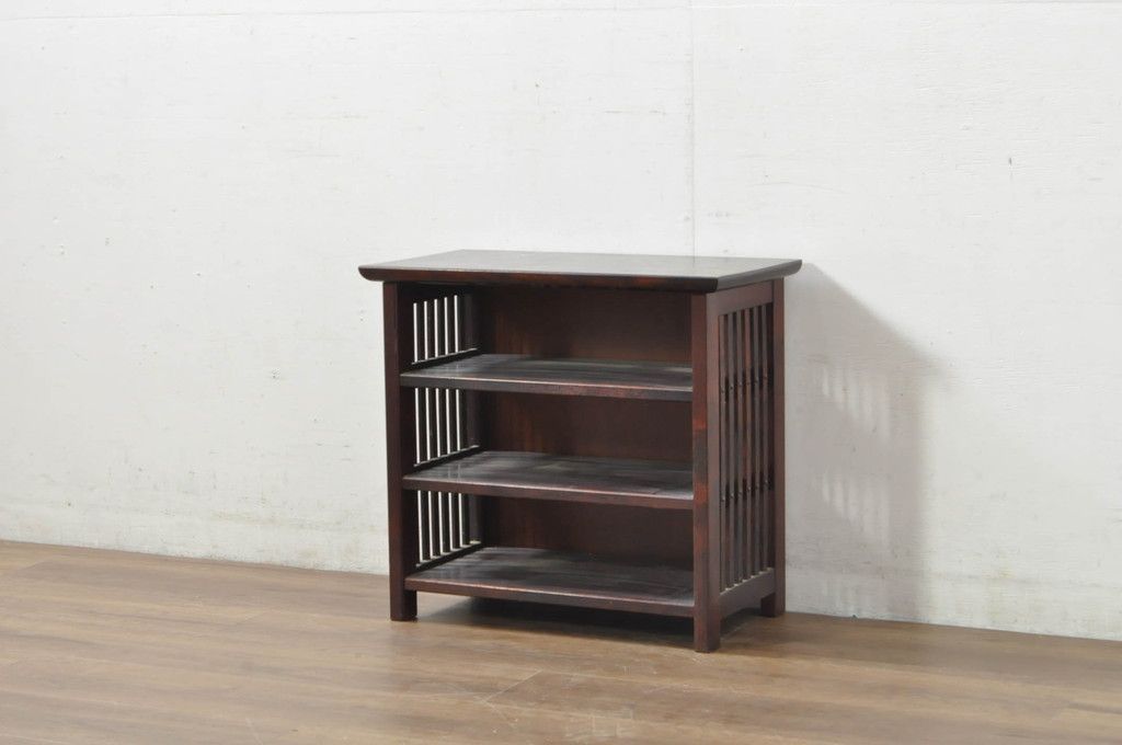 昭和レトロ サイドボード 食器棚、戸棚、収納棚 ゆらゆらガラス 大正