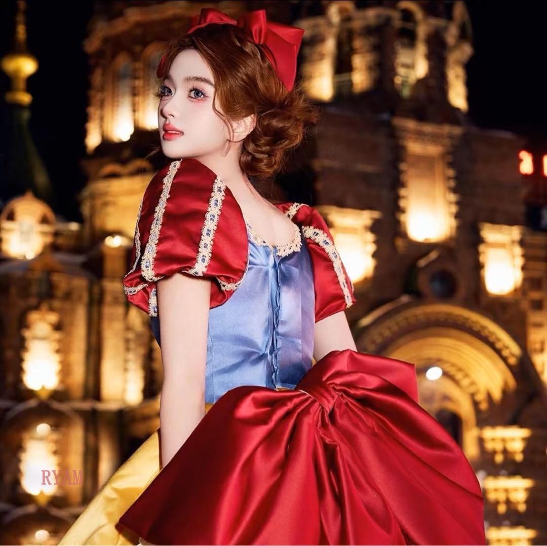 ディズニー 白雪姫 ボリュームリボンドレス Dハロ 豪華版 仮装