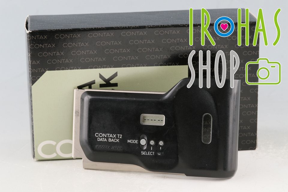 CONTAX T2 DATA BACK データバック チタンブラック 元箱付 #3168 