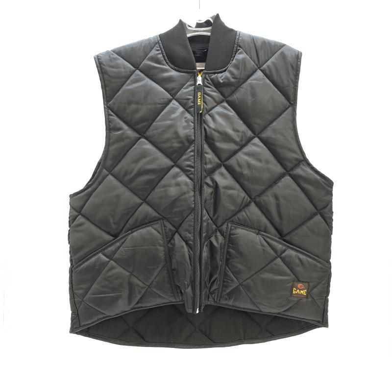 Game workwear キルティングベスト XL ブラック 92