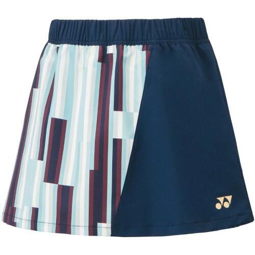 【新品・5営業日で発送】YONEX ヨネックス ウィメンズスカート(インナースパッツツキ) (26107) 色 : ネイビーブルー サイズ : XO 
