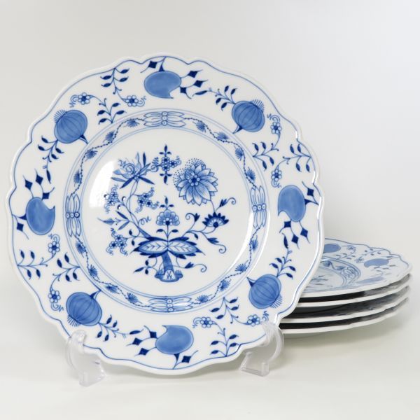 マイセン青い花28cmプレート