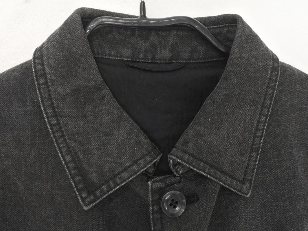 美品 23区 HOMME 2way ジャケット ヘリンボーン サイズ 46L 23区 HOMME オム ヘリンボーン ジャケット size48/チャコール