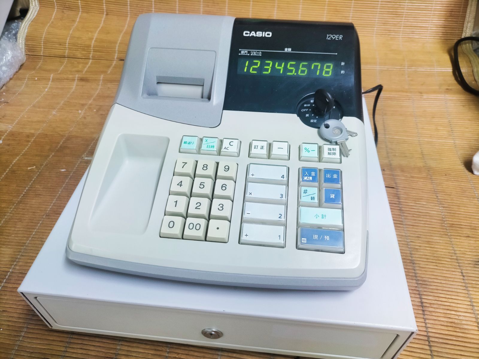 カシオレジスター 129ER 簡単便利特殊 600068