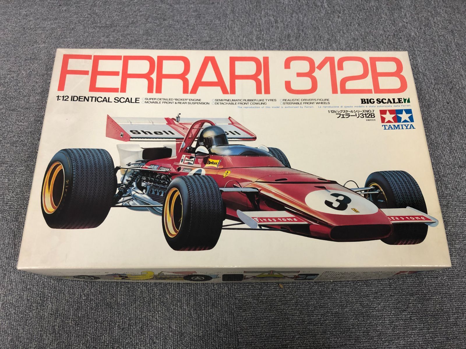 CH A307-CH4-1442 TAMIYA タミヤ FERRARI 312B フェラーリ 1/12スケール プラモデル ビッグスケールシリーズ  未組立 - メルカリ