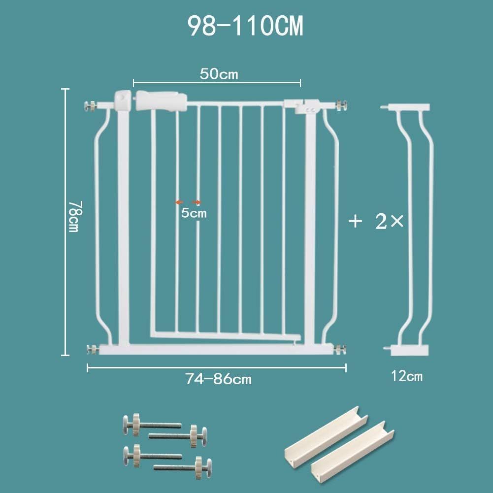 Mornyray ベビーゲート ベビーフェンス 突っ張り式 オートクローズ機能 おしゃれ ペットゲート セーフティー 安全ゲート 扉開閉式 ペット柵  育児用品 取付幅98-110CM - メルカリ