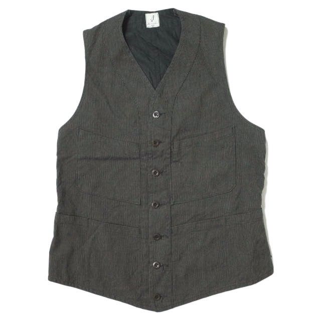 ANATOMICA SAGAN VEST - COTTON STRIPE S - メルカリ