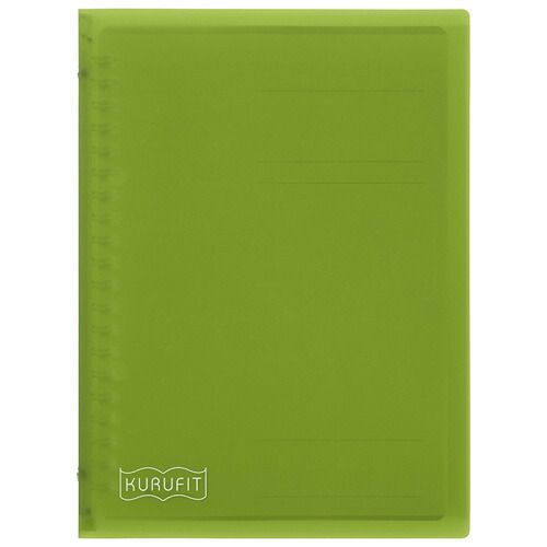 まとめ マルマン バインダー クルフィット プラスチックバインダー A5 グリーン F091-03 ×20セット