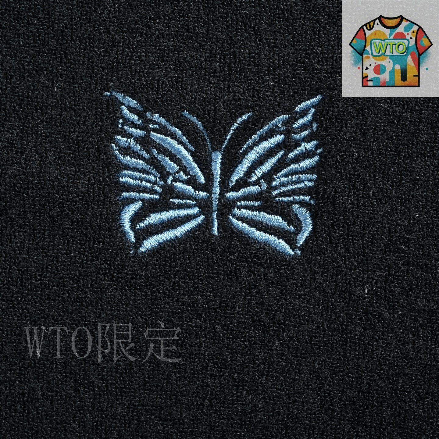 PALACE バタフライ NEEDLES Tシャツ ネイビー サイズM PALACE