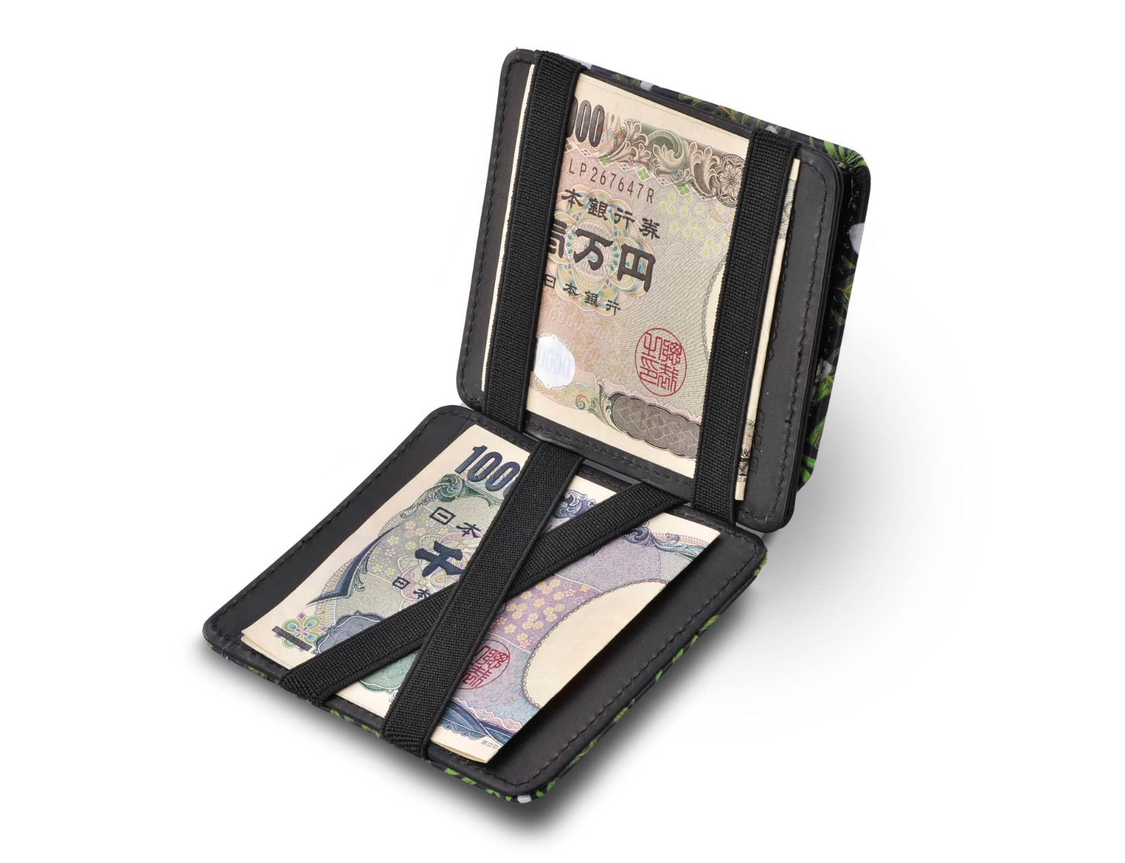 新着商品】[HUNTERSON] コイン入れつきマジックウォレット 魔法の財布 日本紙幣対応（ワイド） Amazon
