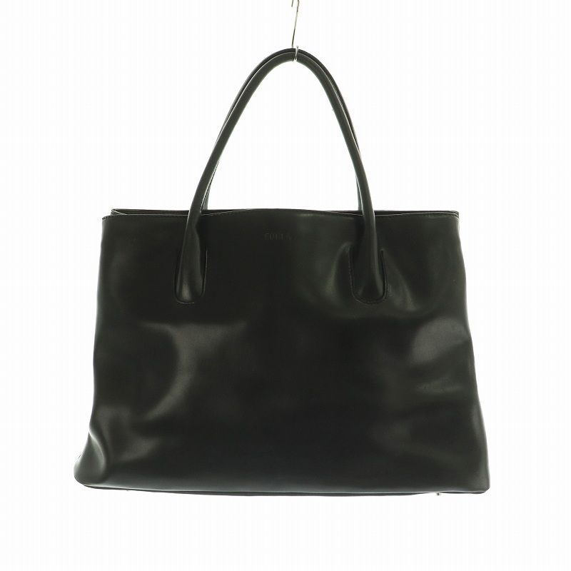 フルラ FURLA トートバッグ レザー 黒 /MI □OS - メルカリ