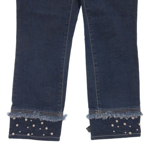 新品タグ付　TO BE CHICクロップドリボンパンツ40Lサイズ TO BE CHIC(トゥービーシック) パンツ サイズ40 M レディース