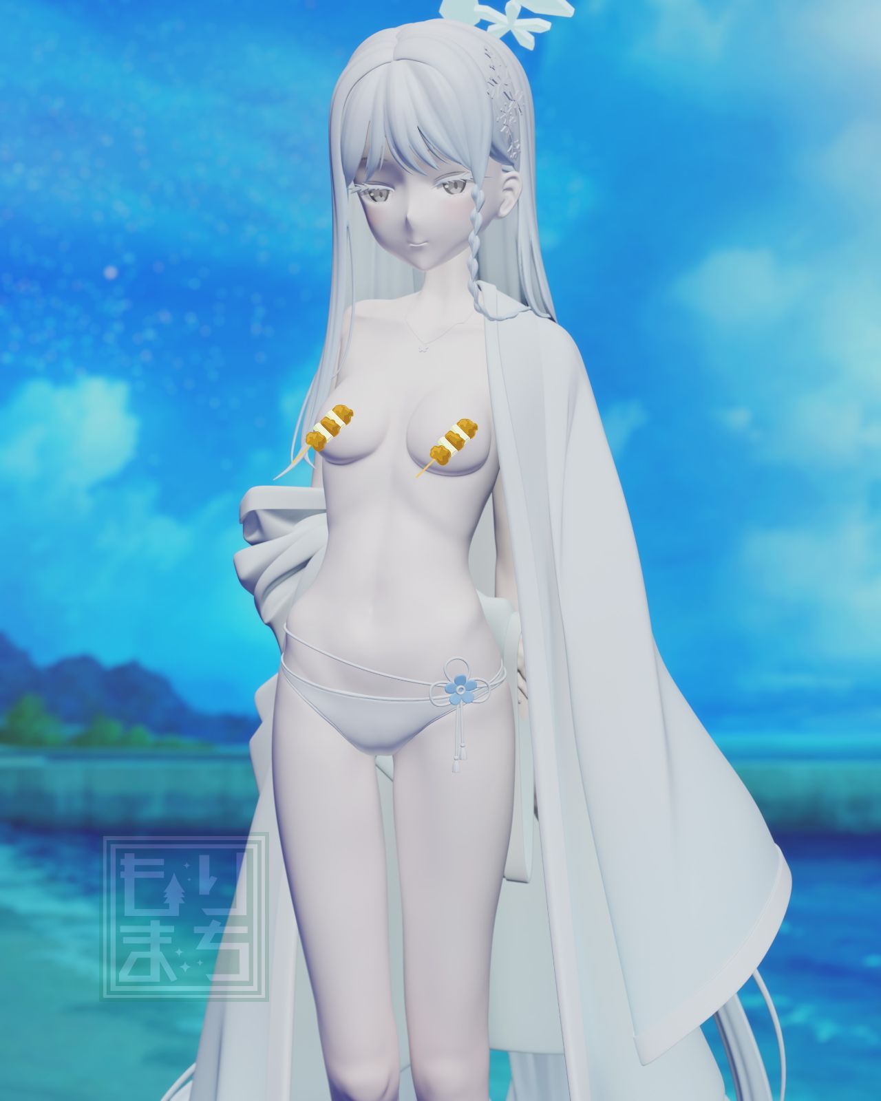ブルーアーカイブ 正規ガレージキット 水着ナグサ 1/7スケール - メルカリ