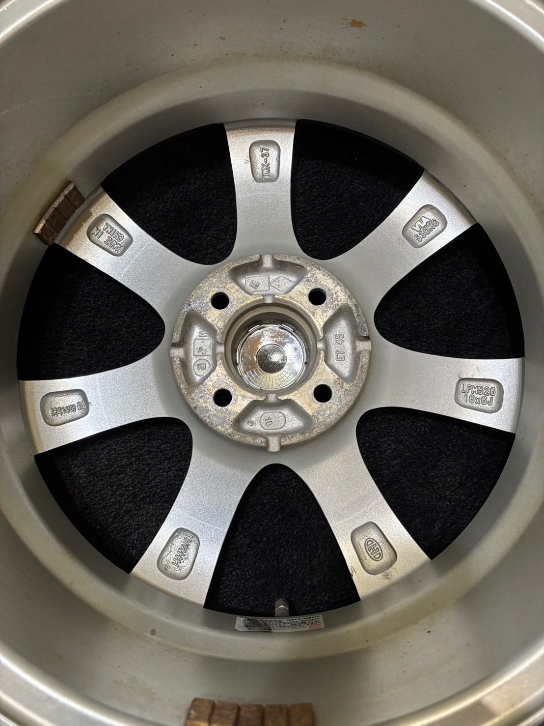 ☆195/65R16 DUNLOP/WINTER MAXX WM02 19年製 PRD 16インチ 6J +45 100 