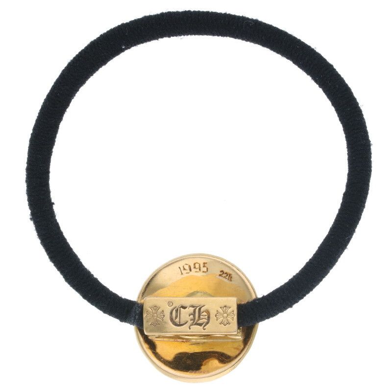 クロムハーツ 22K HAIRBAND/22K クロスボールボタンヘアゴム
