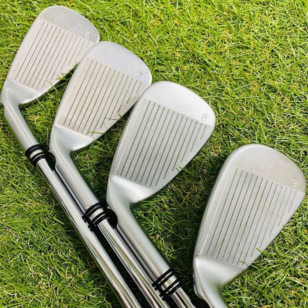 【豪華8本】ピン G430 青ドット メンズアイアンセット　スチール R 豪華8本】ピン G430 青ドット メンズアイアンセット スチール R