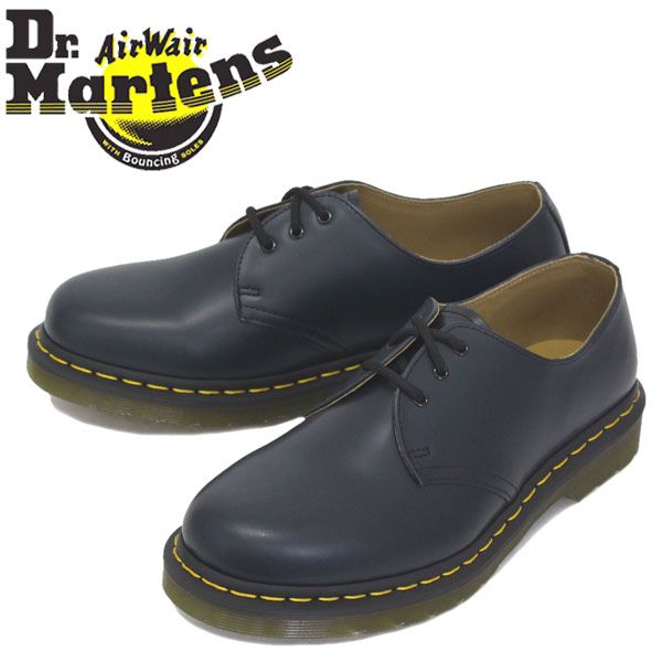 Dr.Martens (ドクターマーチン) 26226410 1461 3EYE レザーシューズ NAVY SMOOTH Dr.Martens UK7-約26.0cm
