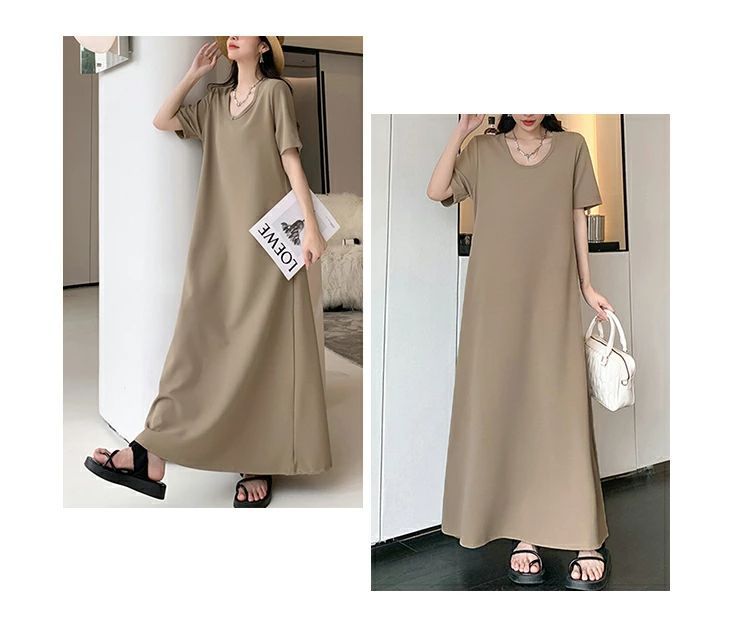 ワンピース レディース 半袖 夏 春 Aライン ワンピ 格子柄 ゆったり