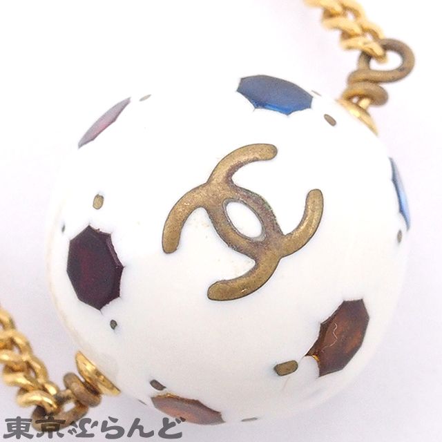 シャネル CHANEL ココマーク サッカーボールモチーフ ネックレス