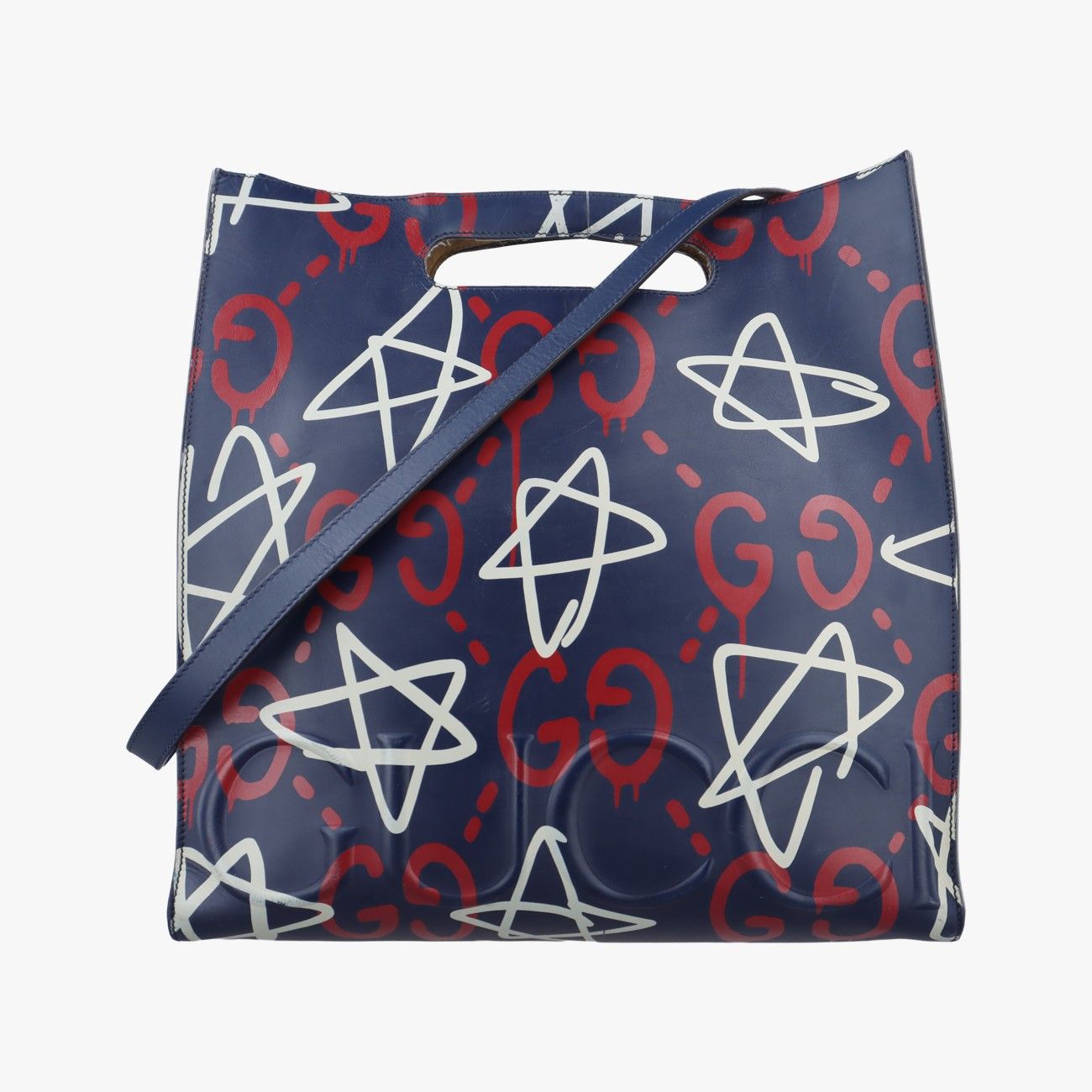 グッチGucciグッチゴースト スターネイビーレザー414476I020729983