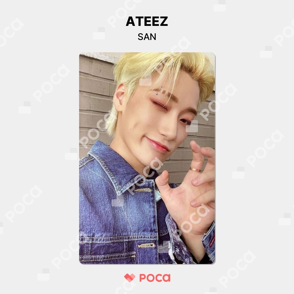 ateez アチズ　サン　トレカ　movement ATEEZ サン トレカ THE WORLD EP.1 : MOVEMENT DIARY VER. 公式