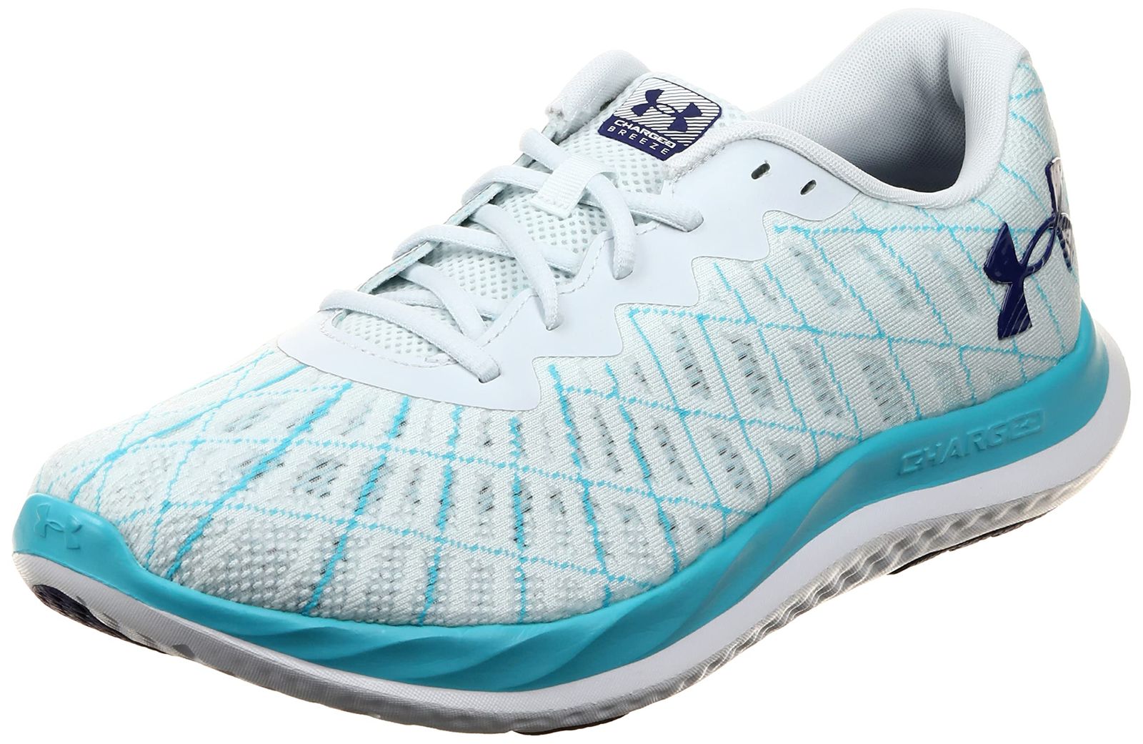 アンダーアーマー UA W Charged Breeze 2Gray Mist Blue Surf Sonar Blue24.0 Gray Mist | Blue Surf | Sonar Blue Free Size