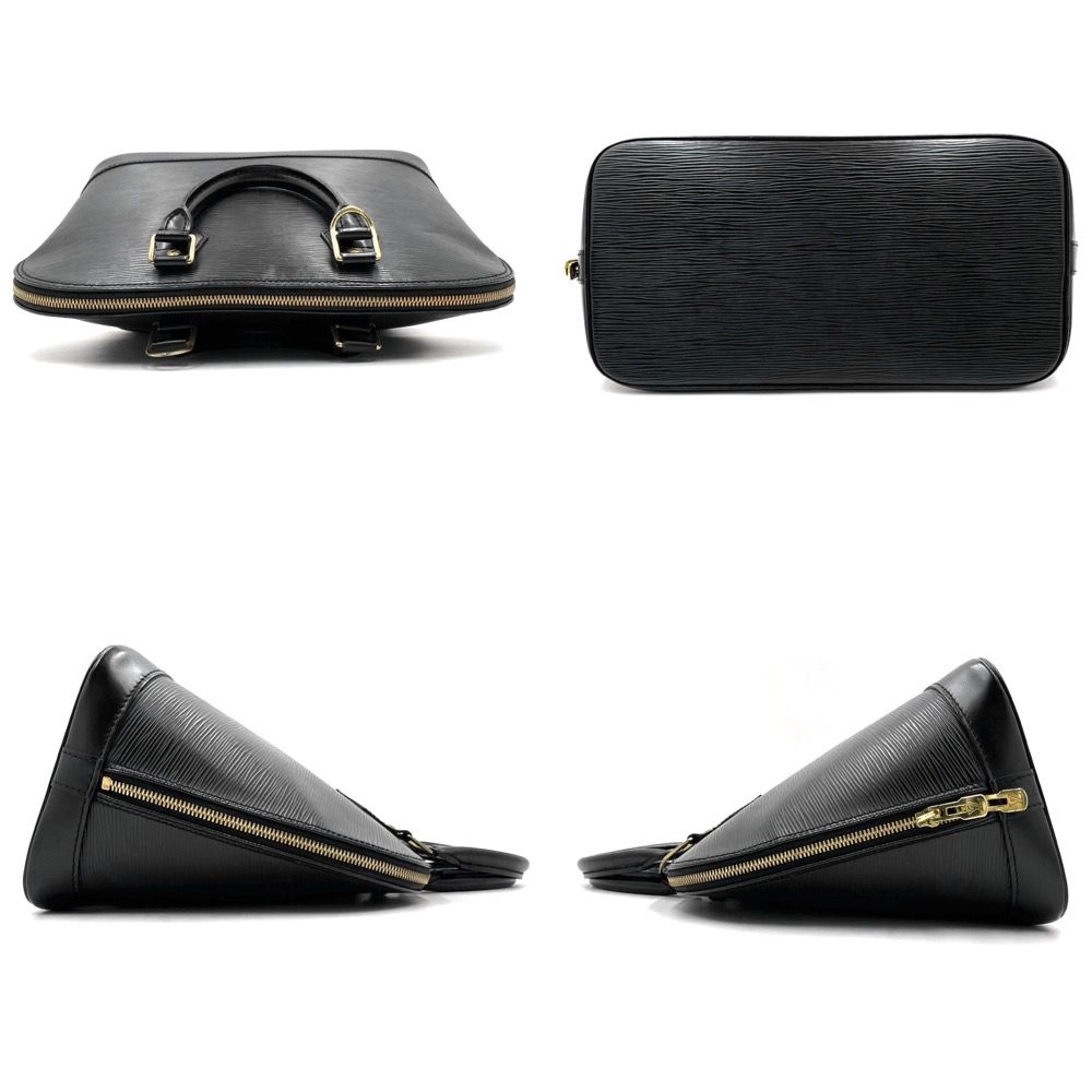 黒 エピレザー ハンドバッグ エピレザー 黒 ハンドバッグ