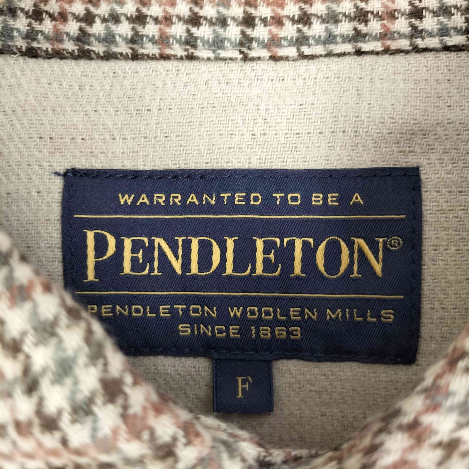 ペンドルトン PENDLETON ネルシャツジャケット レディース FREE 